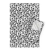 darling floral - black white small scale