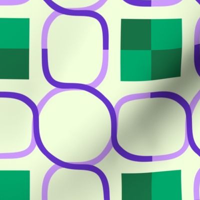 Celtic Chain - Purple Green B