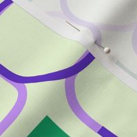 Celtic Chain - Purple Green B