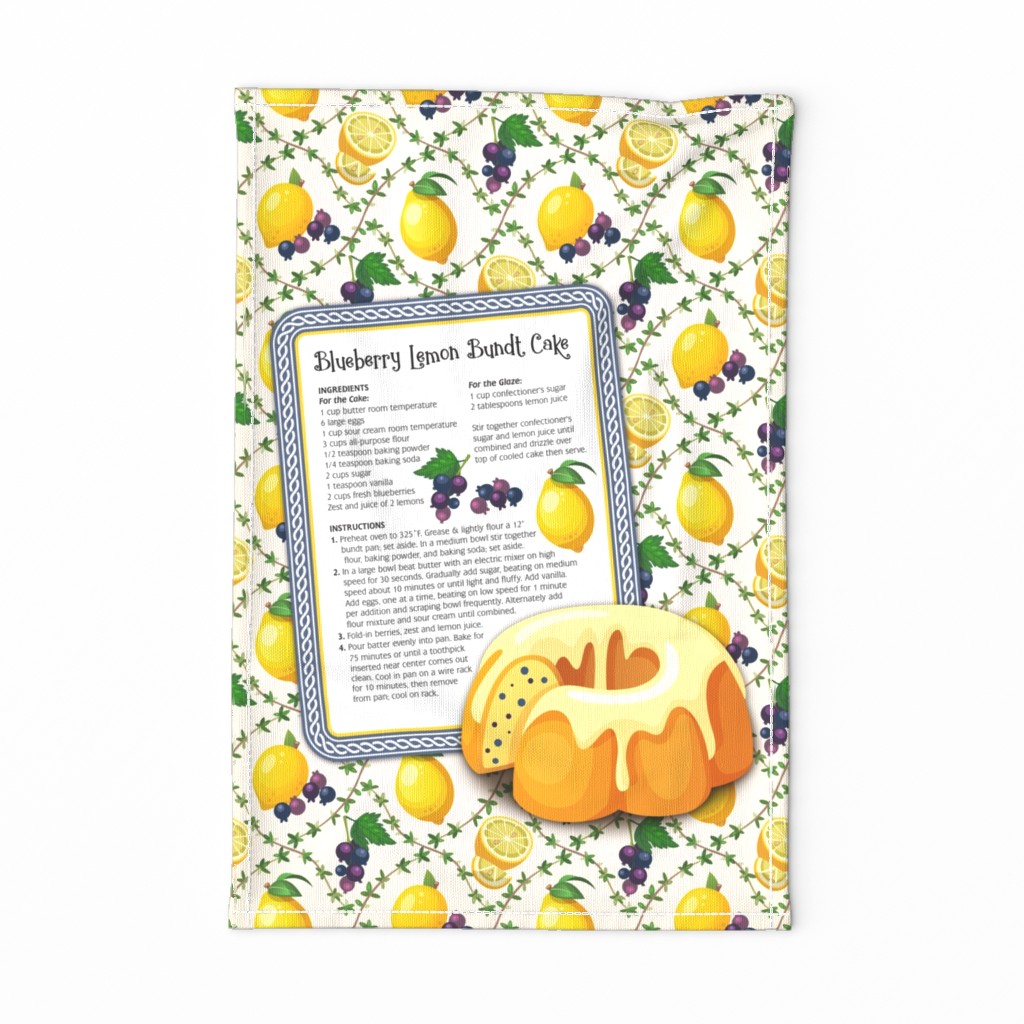 Tea Towel-Blueberry Lemon