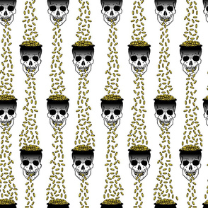 gold skulls 