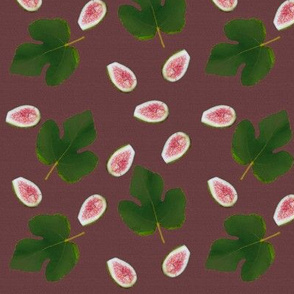 Fig Scatter on Jam | Botanical Toss Print in Ripe Figs