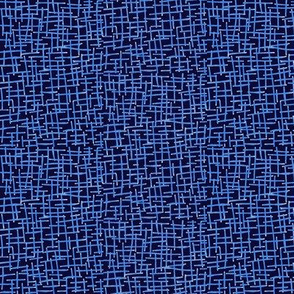 Sketchy Wire Mesh of Bright Blue on Blackberry