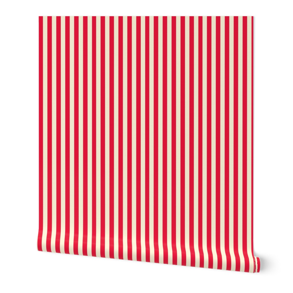 Red and Cream Stripe