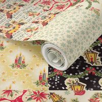 Retro Christmas Decals Collection 1 yard RCD