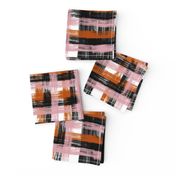 October Plaid N2 Terracotta & blush