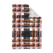 October Plaid N2 Terracotta & blush