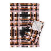 October Plaid N2 Terracotta & blush