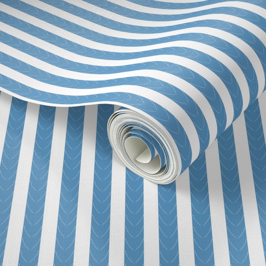 Classic Blue and White Stripe  