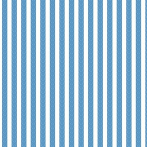 Classic Blue and White Stripe  