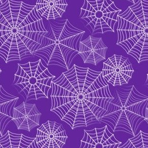 spiderwebs purple