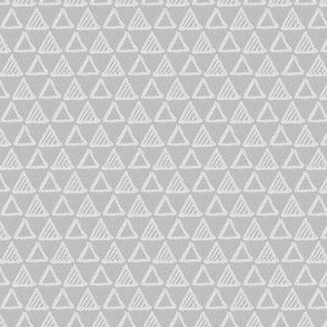 Gel Pen Triangles - Gray