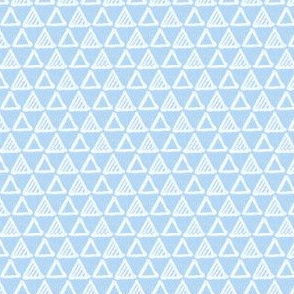 Gel Pen Triangles - Light Blue