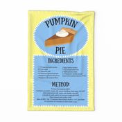 Pumpkin Pie Tea Towel