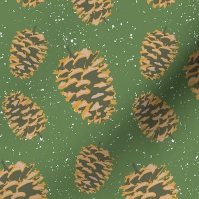 Pinecone / dark green