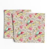 parrot chinoiserie beige