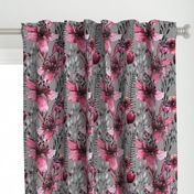 Floral on the Grey(Large)