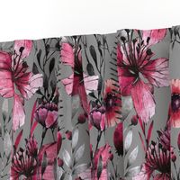 Floral on the Grey(Large)