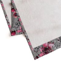 Floral on the Grey(Large)