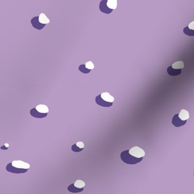 Pebbles and their Shadows II - lavender