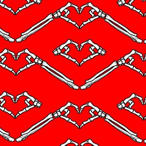 skeleton hearts