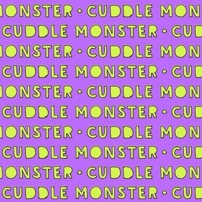 cuddle monster // purple and green C18BS