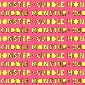 cuddle monster || yellow and pink C18BS