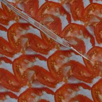 Red Tomatoes on Grey | Seamless Photo Print