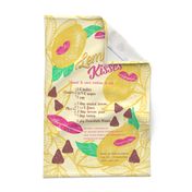 Lemon Kisses, Recipe Tea Towel