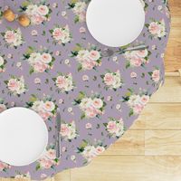 8" Eternal Blush Florals // London Purple