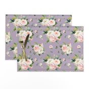 8" Eternal Blush Florals // London Purple