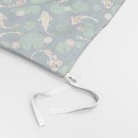 Koi pond seamless // small