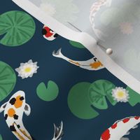 Koi pond seamless // small