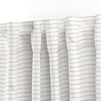 Woven Linen Stripes - Carmel and Sage