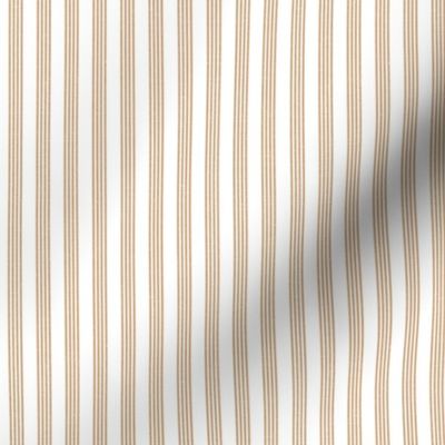 Quad Stripes - Carmel Linen
