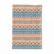 Ethnic woodblock stripe-9in.