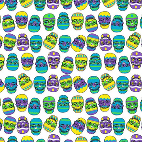 easter skulls