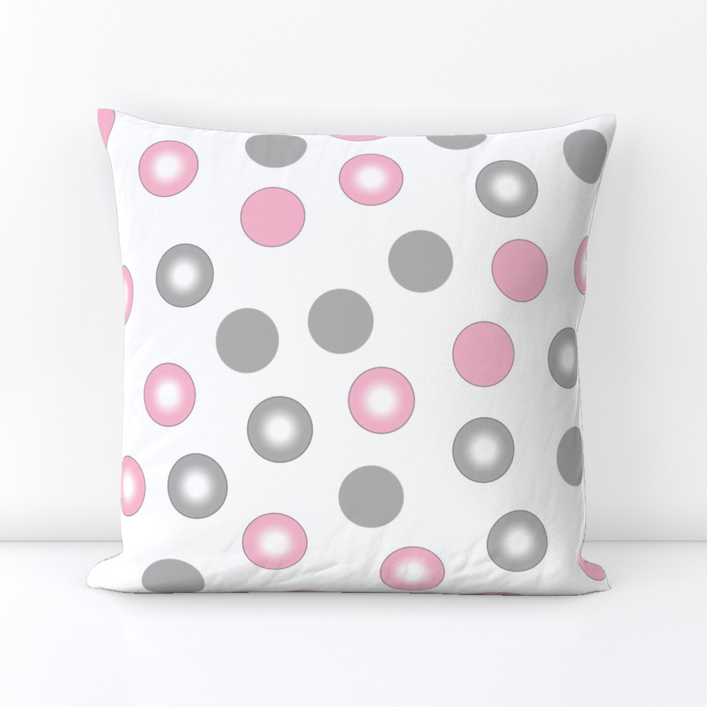 pink polka dot