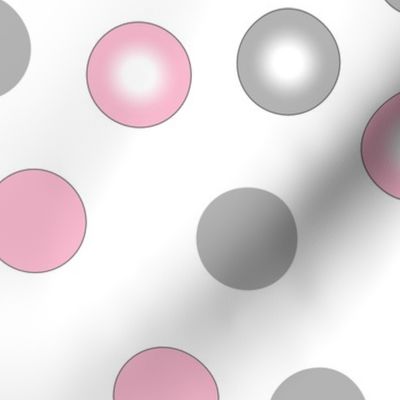 pink polka dot