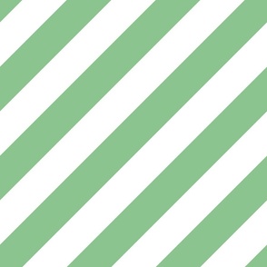 Jade Green stripes diagonal large