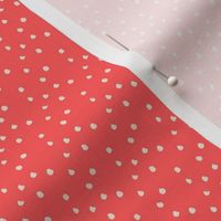 Women in Head Scarves dots in Coral