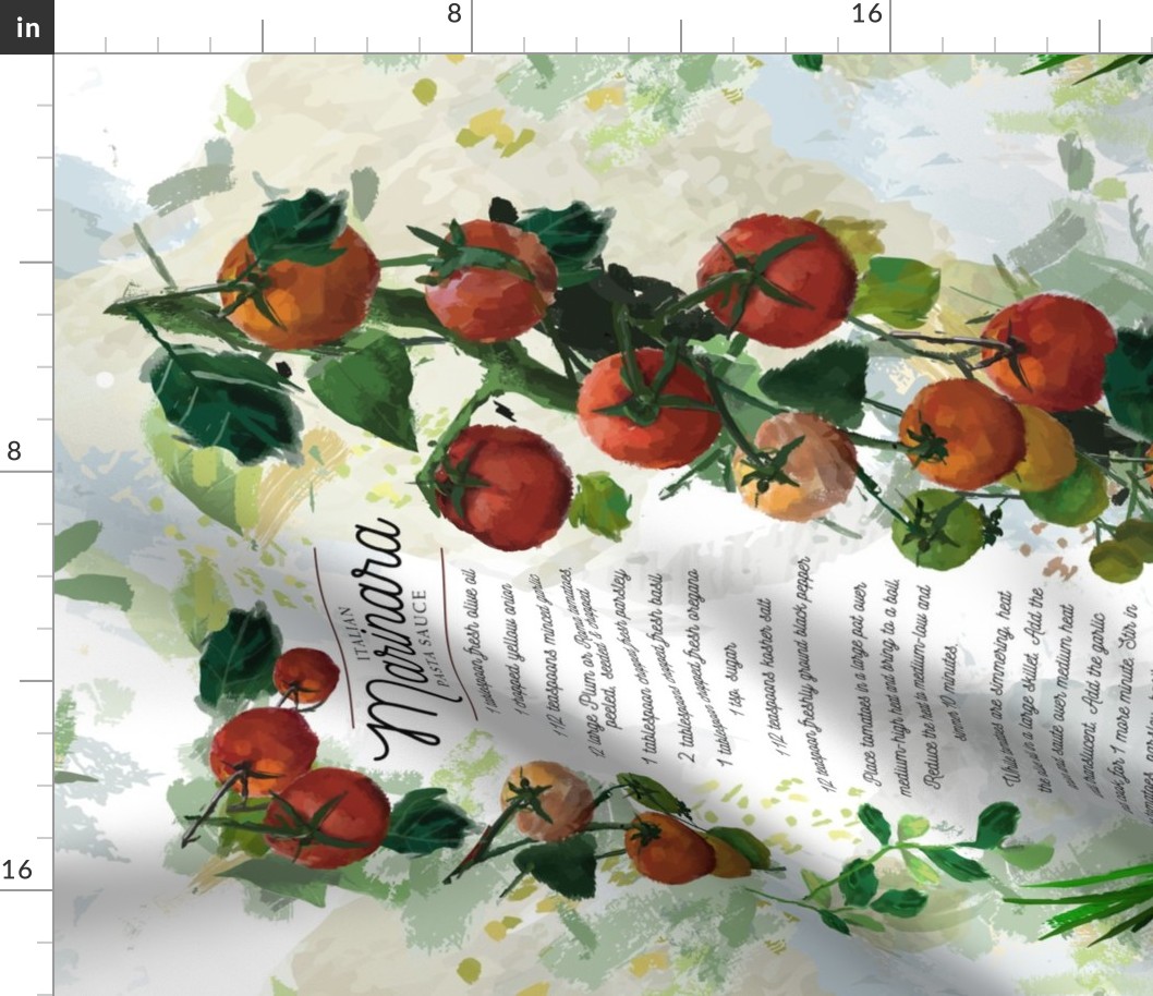 Italian Marinara Tea Towel