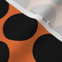 Black Dots on Orange