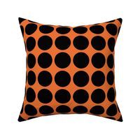 Black Dots on Orange