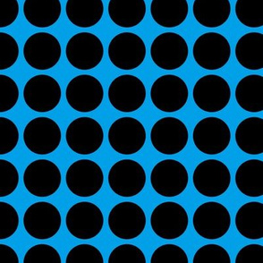 Black Dots on Blue