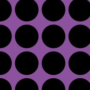 Black Dots on Purple