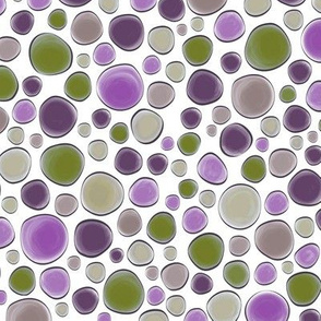 Bubble Splash - purple and green