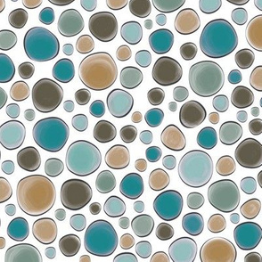 Circles Bubbles Bubble Splash Spoonflower Fabric by the Yard 