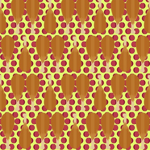 cranberry repeat dotty-yellow