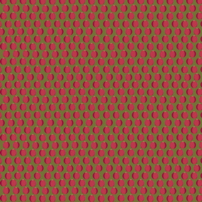 cranberry repeat dotty-olive green